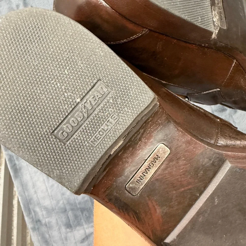 Magnanni Bit Loafers Mens 11 Brown Leather Neiman Marcus 13774